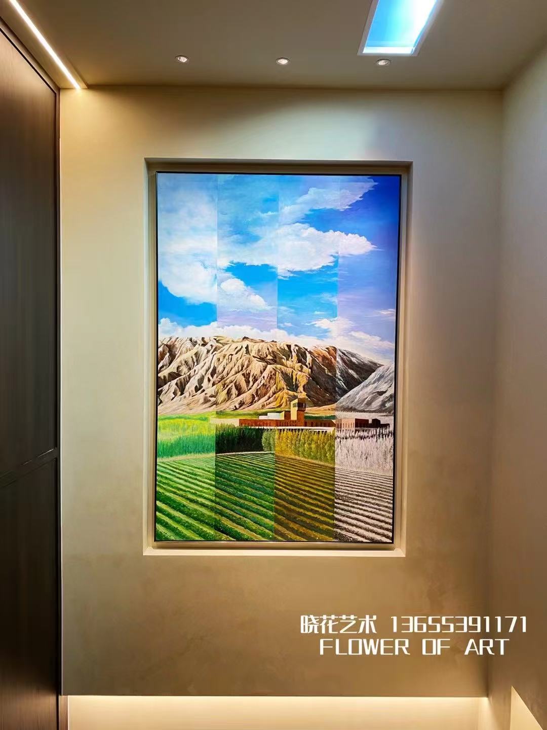 天塞酒庄空间装饰绘画